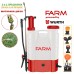 Пръскачка 2 в 1 акумулаторна и ръчна, 16л, 12V-8Ah, FARM KF-16C-23 by WURTH с метални дюзи